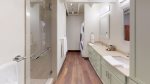 Luxurious double vanity en suite bathroom